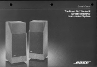 Bose 601-Series-III - Owners Guide 